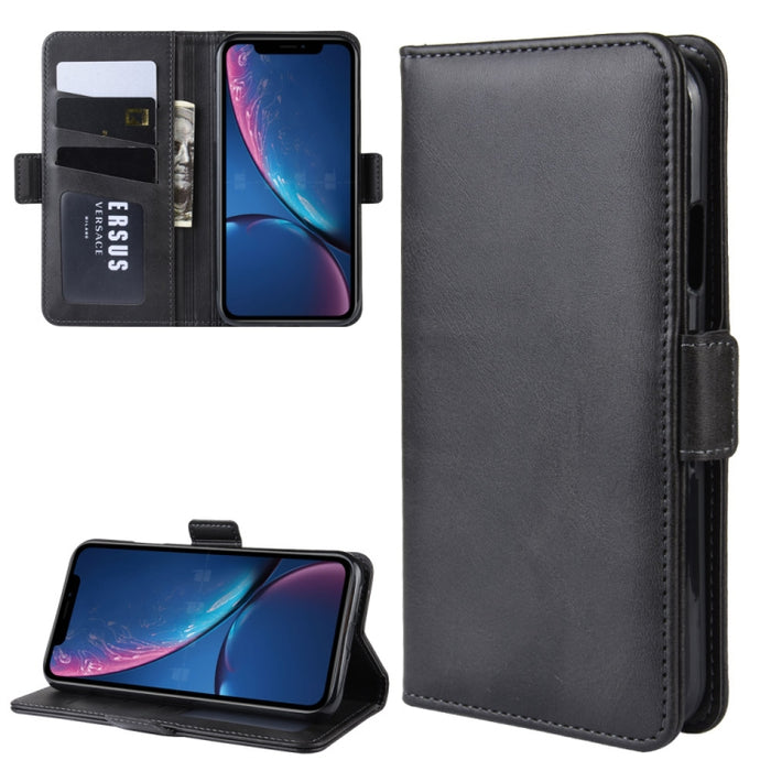 Estuche de cuero para teléfono celular con soporte de billetera para iPhone XR, con billetera y soporte y ranuras para tarjetas, For iPhone XR