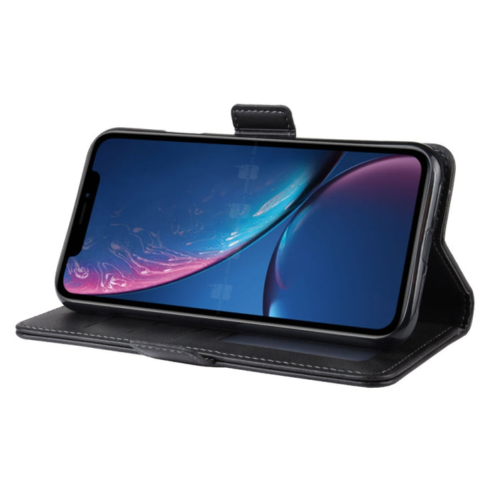 Estuche de cuero para teléfono celular con soporte de billetera para iPhone XR, con billetera y soporte y ranuras para tarjetas, For iPhone XR