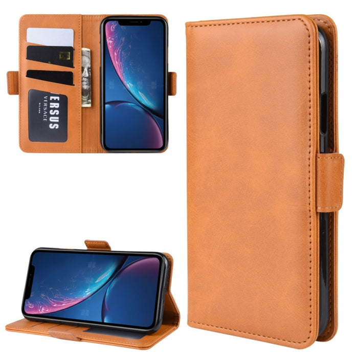 Estuche de cuero para teléfono celular con soporte de billetera para iPhone XR, con billetera y soporte y ranuras para tarjetas, For iPhone XR