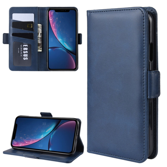 Estuche de cuero para teléfono celular con soporte de billetera para iPhone XR, con billetera y soporte y ranuras para tarjetas, For iPhone XR