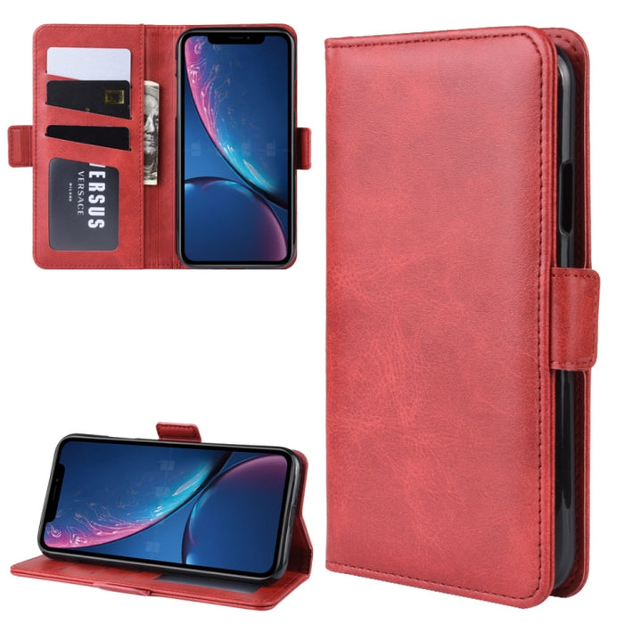 Estuche de cuero para teléfono celular con soporte de billetera para iPhone XR, con billetera y soporte y ranuras para tarjetas, For iPhone XR
