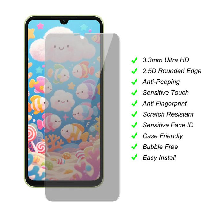 JUNSUNMAY 25 protectores de pantalla de privacidad de vidrio templado, For Redmi 14C, For Xiaomi Poco X7 Pro, For Xiaomi 14T / 14T Pro