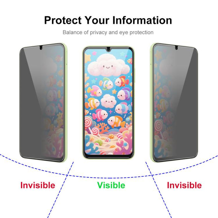 JUNSUNMAY 25 protectores de pantalla de privacidad de vidrio templado, For Redmi 14C, For Xiaomi Poco X7 Pro, For Xiaomi 14T / 14T Pro