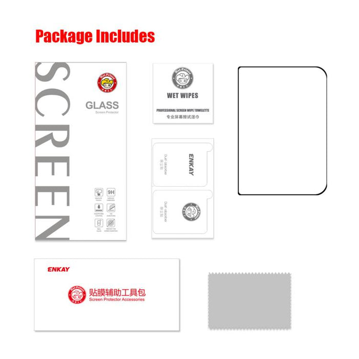 ENKAY Thickened Glue No White Edge High Aluminum-silicon Tempered Glass Film, For iPhone 17 Pro Max, For iPhone 17 Pro, For iPhone 17, For iPhone Air