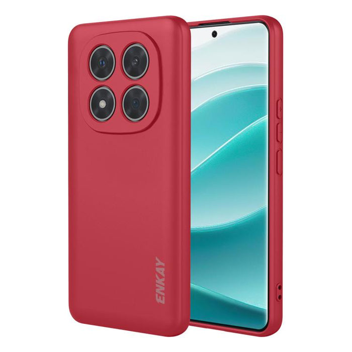 Funda para teléfono de silicona líquida suave y a prueba de golpes ENKAY, For Redmi A5 4G 171mm, For Redmi Note 14 4G 164mm Global, For Redmi Note 14 Pro 5G Global, For Redmi Note 14 5G India / Global, For Xiaomi 15 Ultra, For Xiaomi Poco M7 Pro       ...