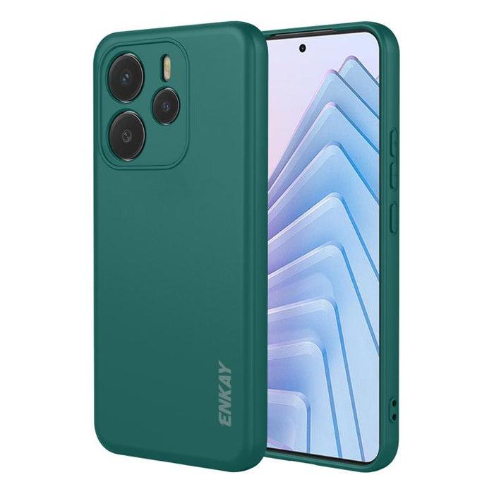 Funda para teléfono de silicona líquida suave y a prueba de golpes ENKAY, For Redmi A5 4G 171mm, For Redmi Note 14 4G 164mm Global, For Redmi Note 14 Pro 5G Global, For Redmi Note 14 5G India / Global, For Xiaomi 15 Ultra, For Xiaomi Poco M7 Pro       ...