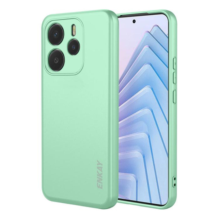 Funda para teléfono de silicona líquida suave y a prueba de golpes ENKAY, For Redmi A5 4G 171mm, For Redmi Note 14 4G 164mm Global, For Redmi Note 14 Pro 5G Global, For Redmi Note 14 5G India / Global, For Xiaomi 15 Ultra, For Xiaomi Poco M7 Pro       ...