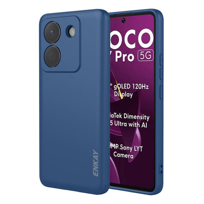 Funda para teléfono de silicona líquida suave y a prueba de golpes ENKAY, For Redmi A5 4G 171mm, For Redmi Note 14 4G 164mm Global, For Redmi Note 14 Pro 5G Global, For Redmi Note 14 5G India / Global, For Xiaomi 15 Ultra, For Xiaomi Poco M7 Pro       ...