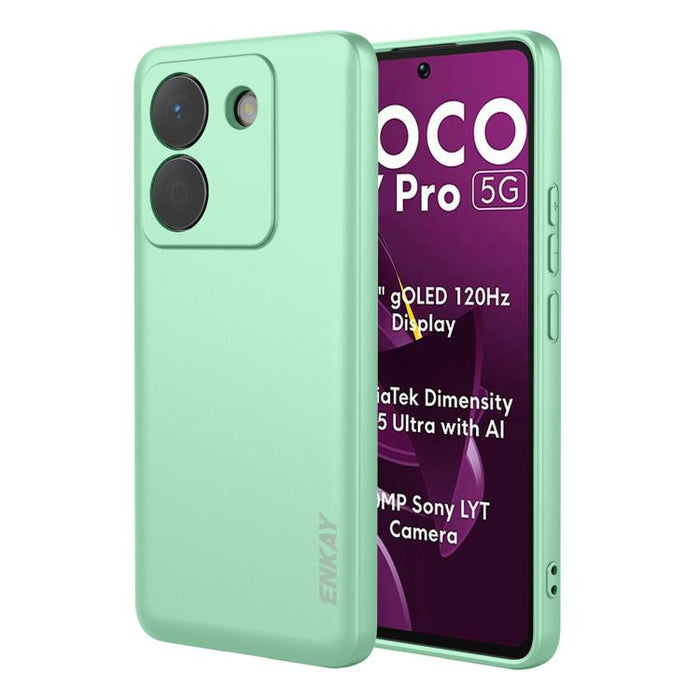 Funda para teléfono de silicona líquida suave y a prueba de golpes ENKAY, For Redmi A5 4G 171mm, For Redmi Note 14 4G 164mm Global, For Redmi Note 14 Pro 5G Global, For Redmi Note 14 5G India / Global, For Xiaomi 15 Ultra, For Xiaomi Poco M7 Pro       ...
