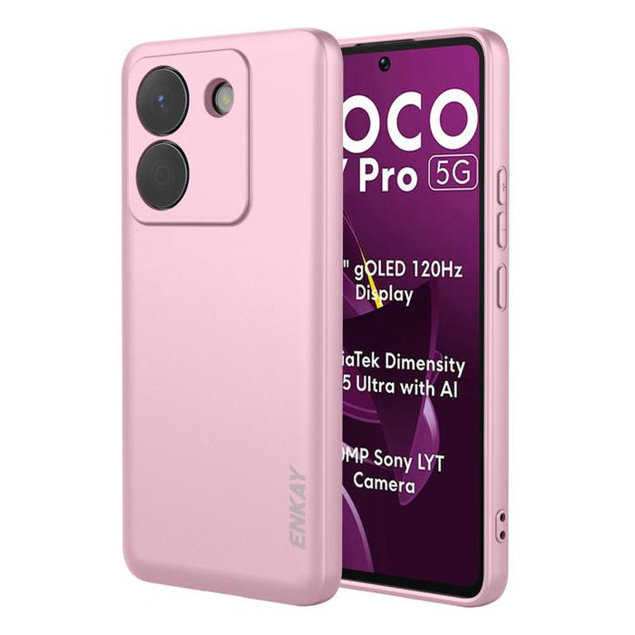 Funda para teléfono de silicona líquida suave y a prueba de golpes ENKAY, For Redmi A5 4G 171mm, For Redmi Note 14 4G 164mm Global, For Redmi Note 14 Pro 5G Global, For Redmi Note 14 5G India / Global, For Xiaomi 15 Ultra, For Xiaomi Poco M7 Pro       ...