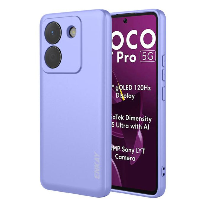 Funda para teléfono de silicona líquida suave y a prueba de golpes ENKAY, For Redmi A5 4G 171mm, For Redmi Note 14 4G 164mm Global, For Redmi Note 14 Pro 5G Global, For Redmi Note 14 5G India / Global, For Xiaomi 15 Ultra, For Xiaomi Poco M7 Pro       ...