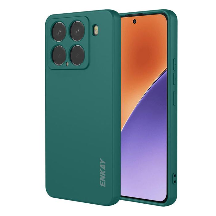 Funda para teléfono de silicona líquida suave y a prueba de golpes ENKAY, For Redmi A5 4G 171mm, For Redmi Note 14 4G 164mm Global, For Redmi Note 14 Pro 5G Global, For Redmi Note 14 5G India / Global, For Xiaomi 15 Ultra, For Xiaomi Poco M7 Pro       ...