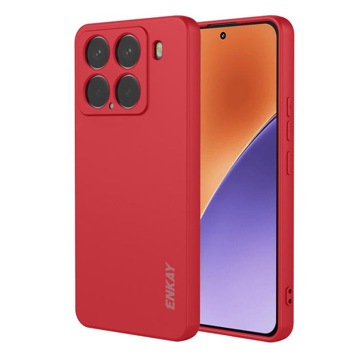 Funda para teléfono de silicona líquida suave y a prueba de golpes ENKAY, For Redmi A5 4G 171mm, For Redmi Note 14 4G 164mm Global, For Redmi Note 14 Pro 5G Global, For Redmi Note 14 5G India / Global, For Xiaomi 15 Ultra, For Xiaomi Poco M7 Pro       ...