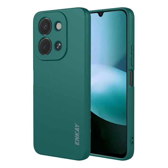 Funda para teléfono de silicona líquida suave y a prueba de golpes ENKAY, For Redmi A5 4G 171mm, For Redmi Note 14 4G 164mm Global, For Redmi Note 14 Pro 5G Global, For Redmi Note 14 5G India / Global, For Xiaomi 15 Ultra, For Xiaomi Poco M7 Pro       ...