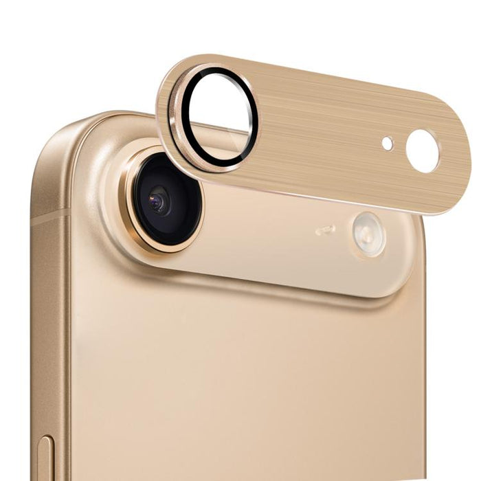 ENKAY Anti-reflection Camera Lens Brushed Aluminium Alloy Tempered Glass Film, For iPhone Air