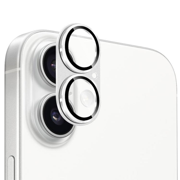 ENKAY Anti-reflection Camera Lens Frosted Armor Aluminium Alloy Tempered Glass Film, For iPhone 17