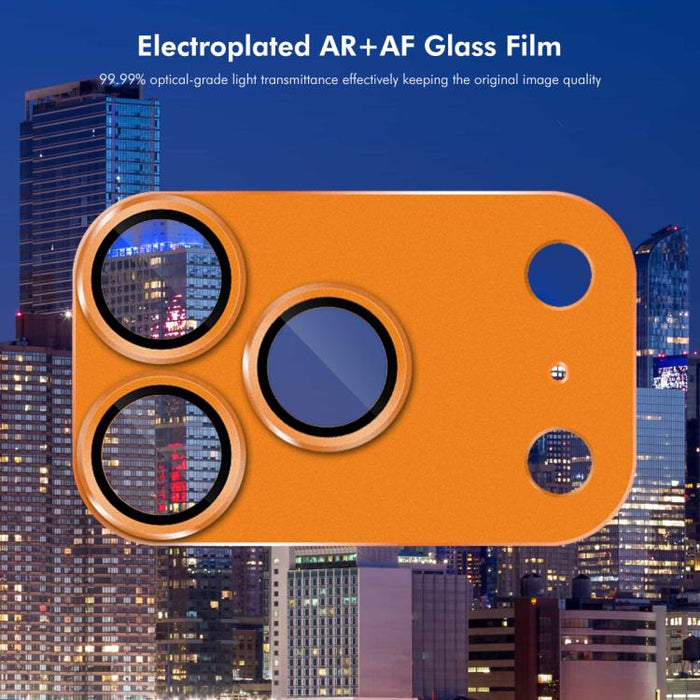 ENKAY Anti-reflection Camera Lens Frosted Armor Aluminium Alloy Tempered Glass Film, For iPhone 17 Pro Max, For iPhone 17 Pro