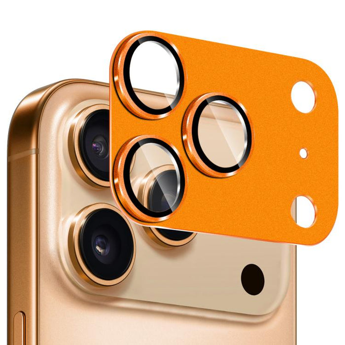 ENKAY Anti-reflection Camera Lens Frosted Armor Aluminium Alloy Tempered Glass Film, For iPhone 17 Pro Max, For iPhone 17 Pro