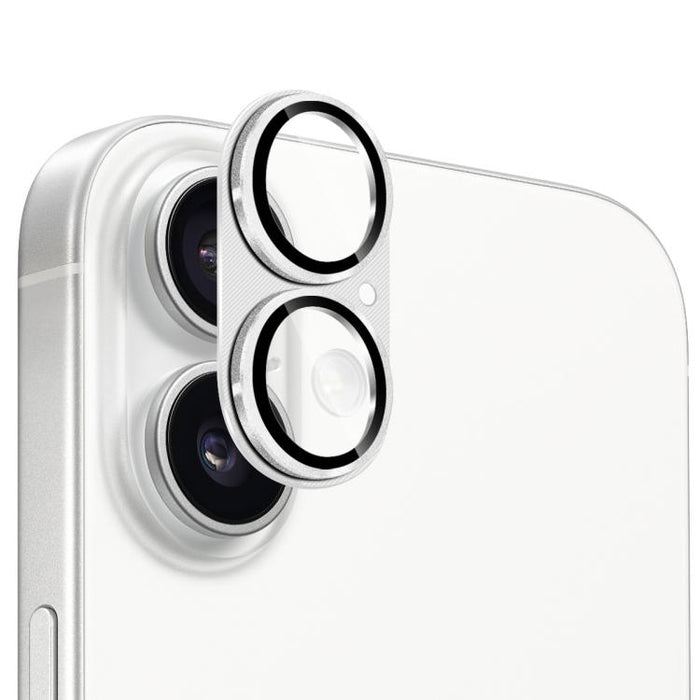 ENKAY CD Texture Aluminium Alloy Tempered Glass Lens Cover Film, For iPhone 17
