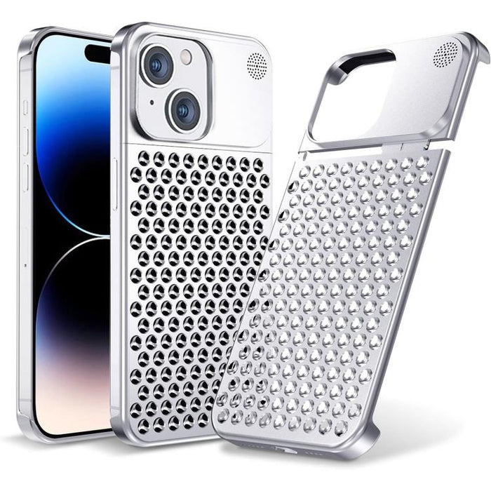 Funda para teléfono Kalebol de aleación de aluminio con aromaterapia y sistema de refrigeración, For iPhone 16 Pro Max, For iPhone 16 Pro, For iPhone 16 Plus, For iPhone 16, For iPhone 15 Pro Max, For iPhone 15 Pro, For iPhone 15 Plus, For iPhone 15   ...