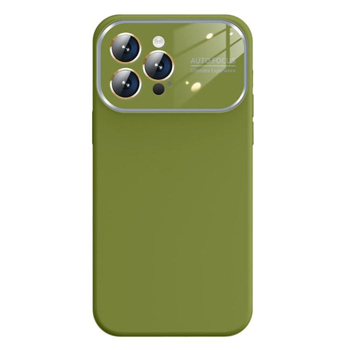 Kalebol Large Windows Frosted Liquid Silicone Phone Case, For iPhone 16 Pro Max, For iPhone 16 Pro, For iPhone 16, For iPhone 15 Pro Max, For iPhone 15 Pro, For iPhone 15, For iPhone 14, For iPhone 14 Pro
