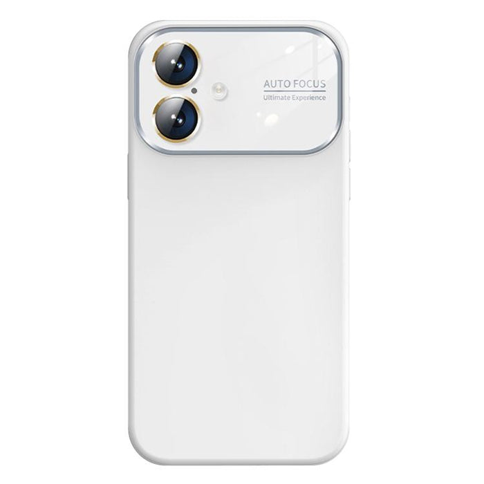Kalebol Large Windows Frosted Liquid Silicone Phone Case, For iPhone 16 Pro Max, For iPhone 16 Pro, For iPhone 16, For iPhone 15 Pro Max, For iPhone 15 Pro, For iPhone 15, For iPhone 14, For iPhone 14 Pro