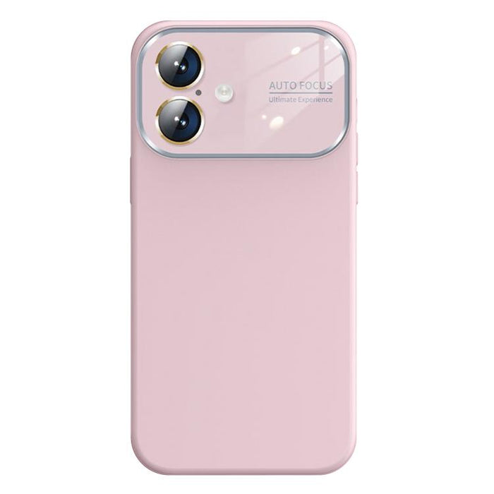 Kalebol Large Windows Frosted Liquid Silicone Phone Case, For iPhone 16 Pro Max, For iPhone 16 Pro, For iPhone 16, For iPhone 15 Pro Max, For iPhone 15 Pro, For iPhone 15, For iPhone 14, For iPhone 14 Pro