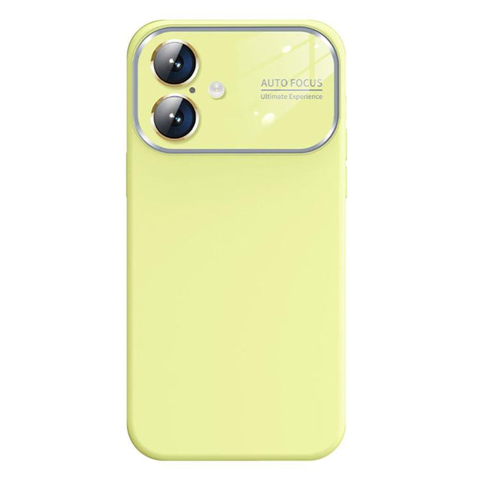Kalebol Large Windows Frosted Liquid Silicone Phone Case, For iPhone 16 Pro Max, For iPhone 16 Pro, For iPhone 16, For iPhone 15 Pro Max, For iPhone 15 Pro, For iPhone 15, For iPhone 14, For iPhone 14 Pro