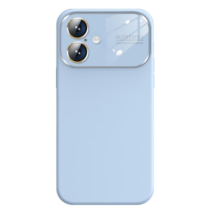 Kalebol Large Windows Frosted Liquid Silicone Phone Case, For iPhone 16 Pro Max, For iPhone 16 Pro, For iPhone 16, For iPhone 15 Pro Max, For iPhone 15 Pro, For iPhone 15, For iPhone 14, For iPhone 14 Pro