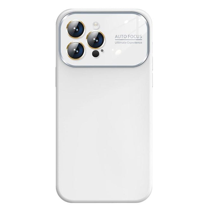 Kalebol Large Windows Frosted Liquid Silicone Phone Case, For iPhone 16 Pro Max, For iPhone 16 Pro, For iPhone 16, For iPhone 15 Pro Max, For iPhone 15 Pro, For iPhone 15, For iPhone 14, For iPhone 14 Pro