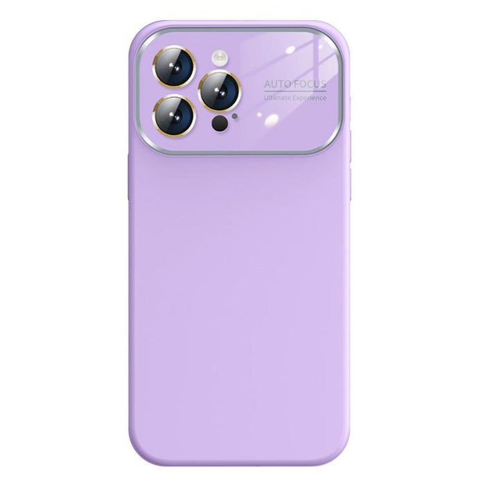 Kalebol Large Windows Frosted Liquid Silicone Phone Case, For iPhone 16 Pro Max, For iPhone 16 Pro, For iPhone 16, For iPhone 15 Pro Max, For iPhone 15 Pro, For iPhone 15, For iPhone 14, For iPhone 14 Pro
