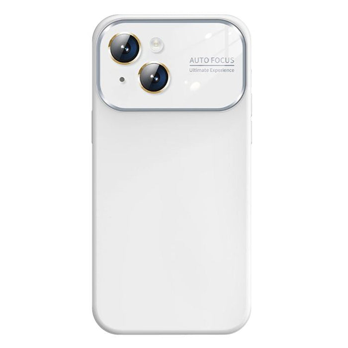Kalebol Large Windows Frosted Liquid Silicone Phone Case, For iPhone 16 Pro Max, For iPhone 16 Pro, For iPhone 16, For iPhone 15 Pro Max, For iPhone 15 Pro, For iPhone 15, For iPhone 14, For iPhone 14 Pro