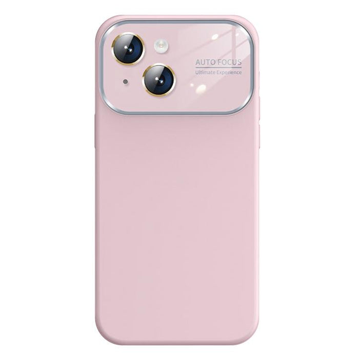 Kalebol Large Windows Frosted Liquid Silicone Phone Case, For iPhone 16 Pro Max, For iPhone 16 Pro, For iPhone 16, For iPhone 15 Pro Max, For iPhone 15 Pro, For iPhone 15, For iPhone 14, For iPhone 14 Pro