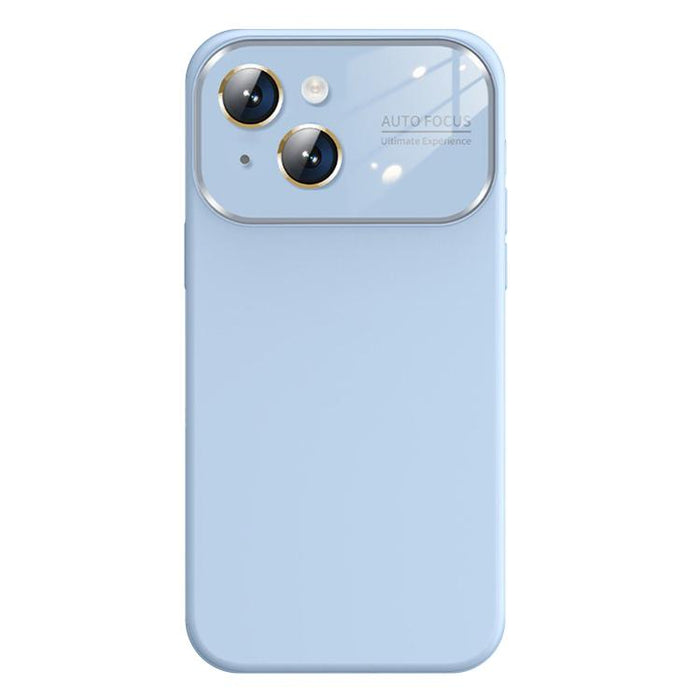 Kalebol Large Windows Frosted Liquid Silicone Phone Case, For iPhone 16 Pro Max, For iPhone 16 Pro, For iPhone 16, For iPhone 15 Pro Max, For iPhone 15 Pro, For iPhone 15, For iPhone 14, For iPhone 14 Pro