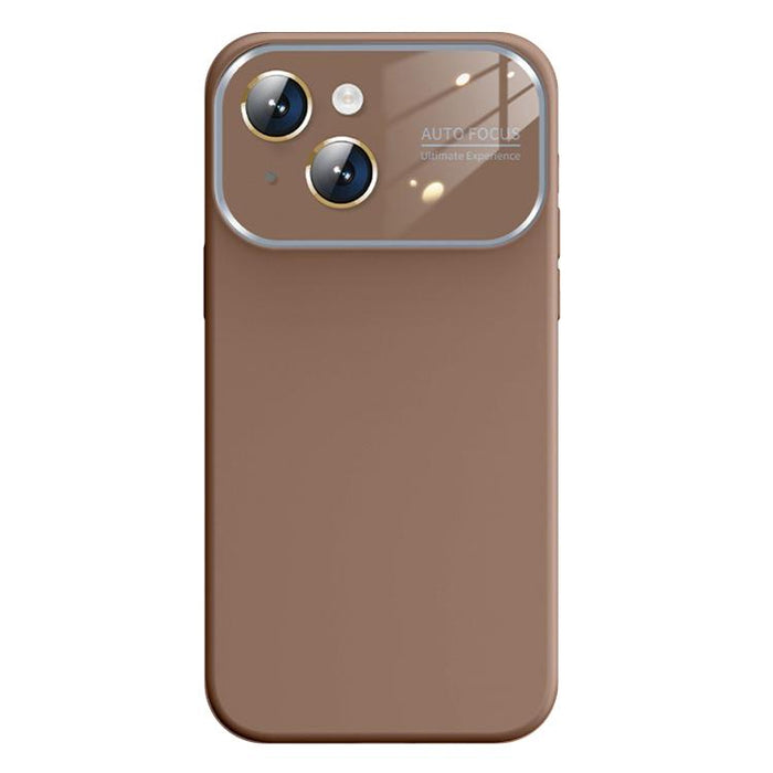 Kalebol Large Windows Frosted Liquid Silicone Phone Case, For iPhone 16 Pro Max, For iPhone 16 Pro, For iPhone 16, For iPhone 15 Pro Max, For iPhone 15 Pro, For iPhone 15, For iPhone 14, For iPhone 14 Pro