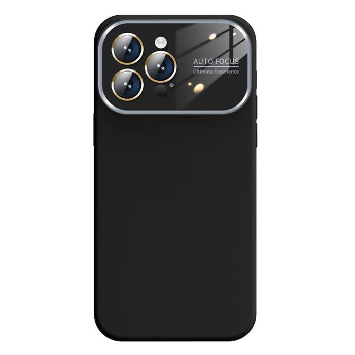 Kalebol Large Windows Frosted Liquid Silicone Phone Case, For iPhone 14 Pro Max, For iPhone 13 Pro Max, For iPhone 13 Pro, For iPhone 13, For iPhone 12, For iPhone 12 Pro Max, For iPhone 12 Pro