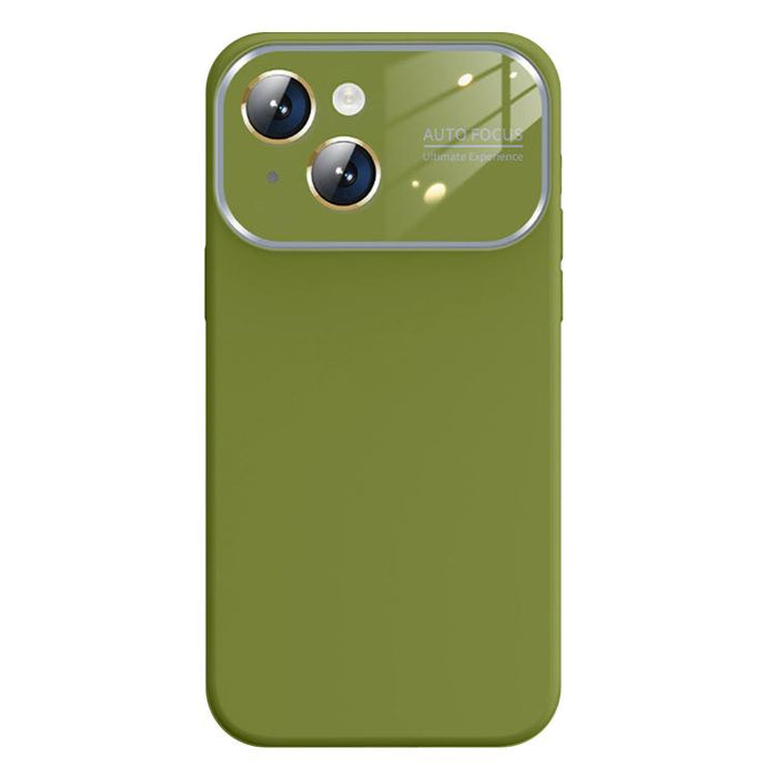 Kalebol Large Windows Frosted Liquid Silicone Phone Case, For iPhone 14 Pro Max, For iPhone 13 Pro Max, For iPhone 13 Pro, For iPhone 13, For iPhone 12, For iPhone 12 Pro Max, For iPhone 12 Pro
