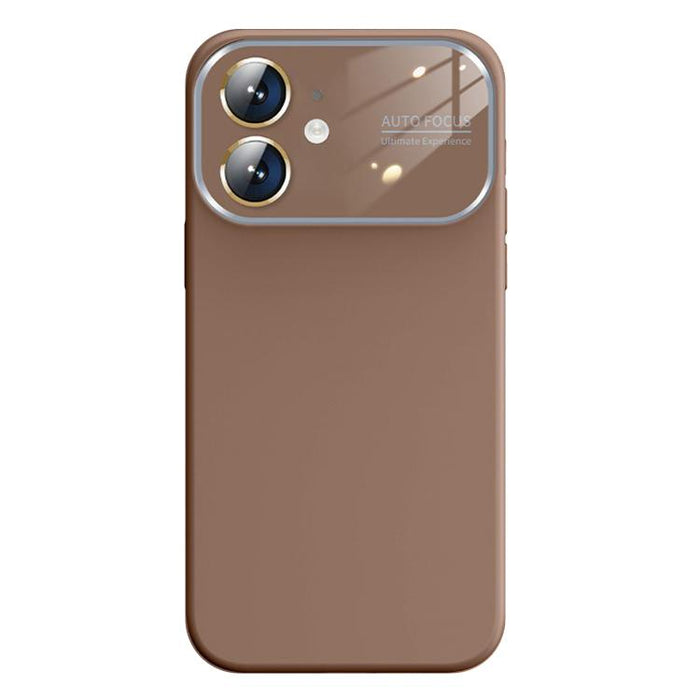 Kalebol Large Windows Frosted Liquid Silicone Phone Case, For iPhone 14 Pro Max, For iPhone 13 Pro Max, For iPhone 13 Pro, For iPhone 13, For iPhone 12, For iPhone 12 Pro Max, For iPhone 12 Pro