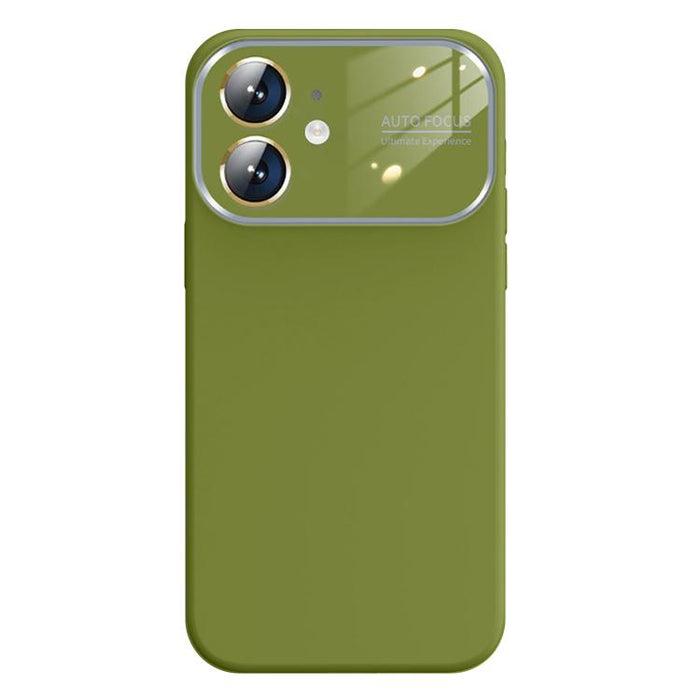 Kalebol Large Windows Frosted Liquid Silicone Phone Case, For iPhone 14 Pro Max, For iPhone 13 Pro Max, For iPhone 13 Pro, For iPhone 13, For iPhone 12, For iPhone 12 Pro Max, For iPhone 12 Pro
