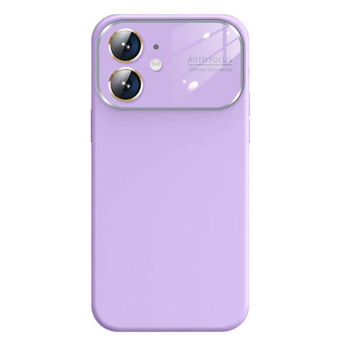 Kalebol Large Windows Frosted Liquid Silicone Phone Case, For iPhone 14 Pro Max, For iPhone 13 Pro Max, For iPhone 13 Pro, For iPhone 13, For iPhone 12, For iPhone 12 Pro Max, For iPhone 12 Pro