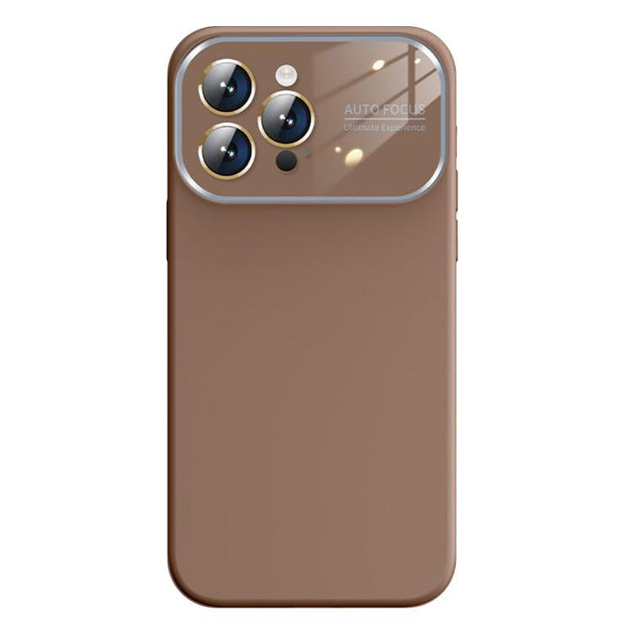 Kalebol Large Windows Frosted Liquid Silicone Phone Case, For iPhone 14 Pro Max, For iPhone 13 Pro Max, For iPhone 13 Pro, For iPhone 13, For iPhone 12, For iPhone 12 Pro Max, For iPhone 12 Pro