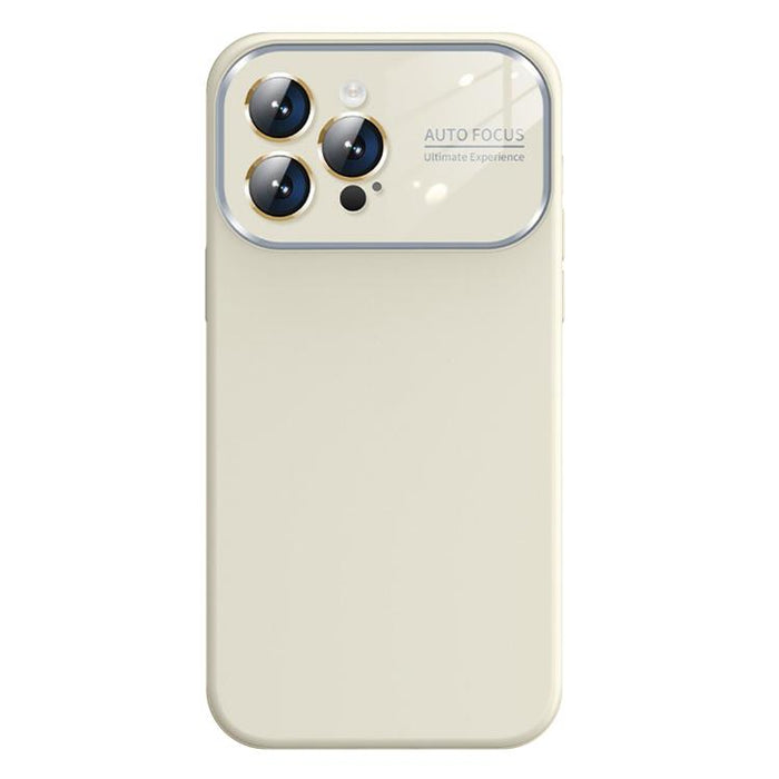Kalebol Large Windows Frosted Liquid Silicone Phone Case, For iPhone 16 Pro Max, For iPhone 16 Pro, For iPhone 16, For iPhone 15 Pro Max, For iPhone 15 Pro, For iPhone 15, For iPhone 14, For iPhone 14 Pro