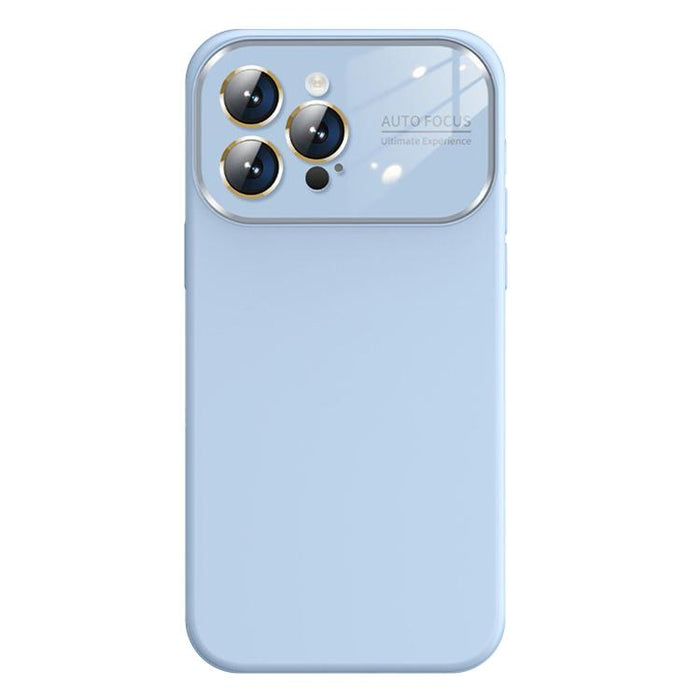 Kalebol Large Windows Frosted Liquid Silicone Phone Case, For iPhone 14 Pro Max, For iPhone 13 Pro Max, For iPhone 13 Pro, For iPhone 13, For iPhone 12, For iPhone 12 Pro Max, For iPhone 12 Pro