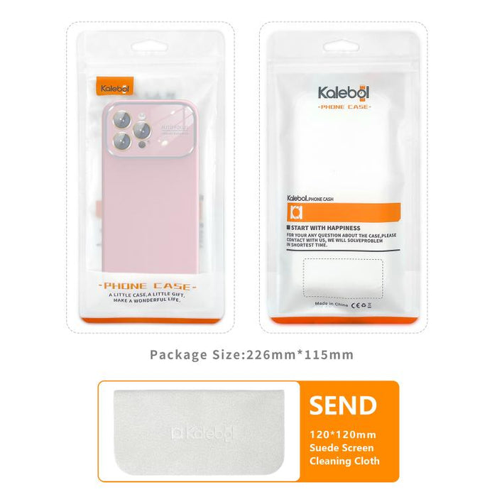 Kalebol Large Windows Frosted Liquid Silicone Phone Case, For iPhone 14 Pro Max, For iPhone 13 Pro Max, For iPhone 13 Pro, For iPhone 13, For iPhone 12, For iPhone 12 Pro Max, For iPhone 12 Pro