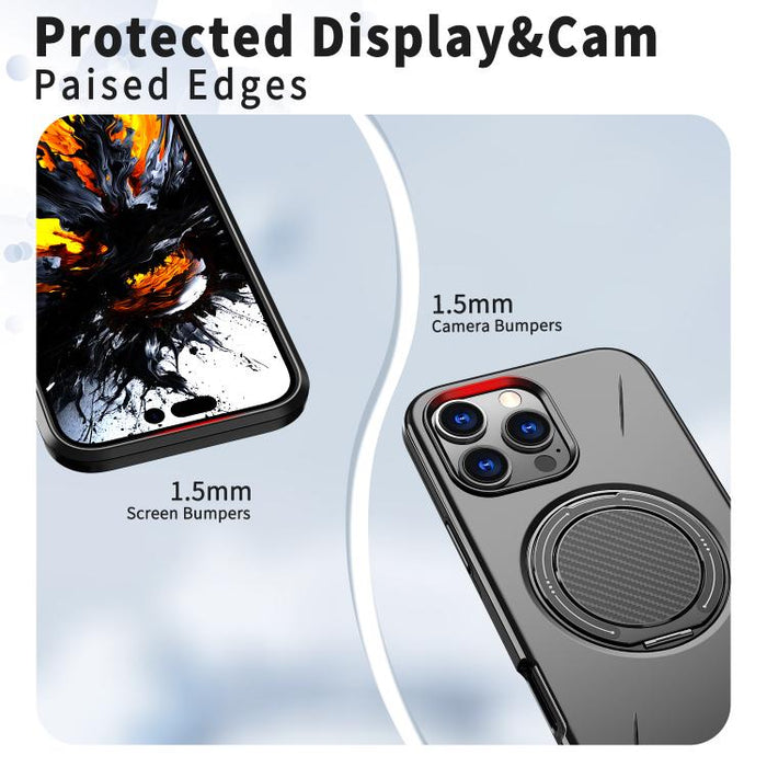 Kalebol Magnetic MagSafe Rotation Holder PC Phone Case, For iPhone 14 Pro Max, For iPhone 13 Pro Max, For iPhone 13 Pro, For iPhone 13