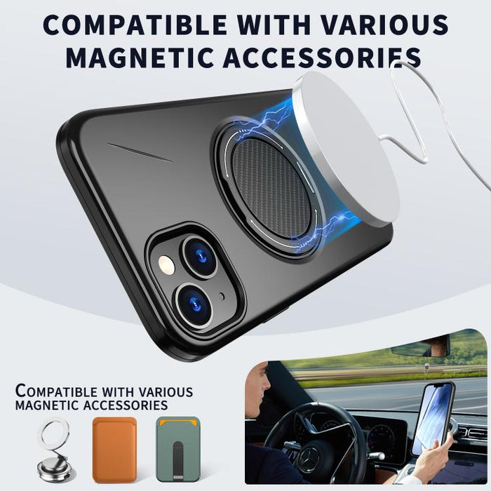 Kalebol Magnetic MagSafe Rotation Holder PC Phone Case, For iPhone 14 Pro Max, For iPhone 13 Pro Max, For iPhone 13 Pro, For iPhone 13
