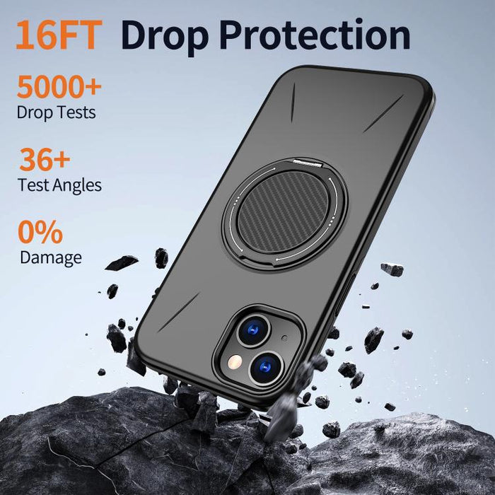 Kalebol Magnetic MagSafe Rotation Holder PC Phone Case, For iPhone 14 Pro Max, For iPhone 13 Pro Max, For iPhone 13 Pro, For iPhone 13