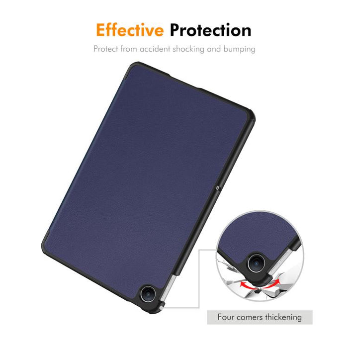 Funda para tablet ENKAY de tres pliegues con soporte y textura Custer, de cuero., For Redmi Pad 2 SE 9.7 2026, For Redmi K Pad 8.8