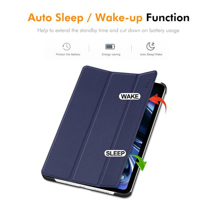 Funda para tablet inteligente ENKAY de tres pliegues, de piel con textura Custer., For Xiaomi Redmi K Pad 2 8.8 2026, For Xiaomi Pad 7S Pro 12.5, For Xiaomi Pad 7 Ultra 14