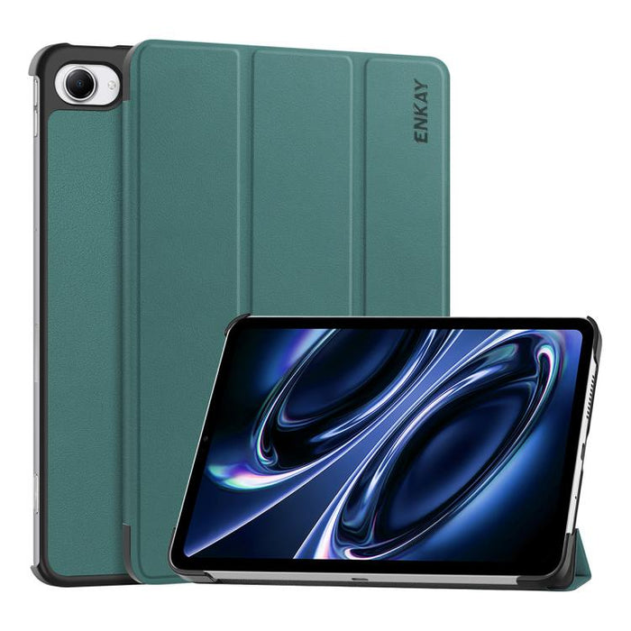 Funda para tablet inteligente ENKAY de tres pliegues, de piel con textura Custer., For Xiaomi Redmi K Pad 2 8.8 2026, For Xiaomi Pad 7S Pro 12.5, For Xiaomi Pad 7 Ultra 14